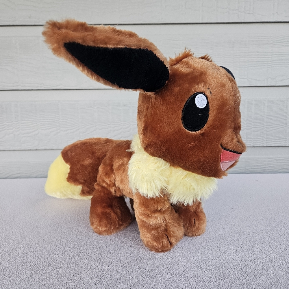 Build-A-Bear Pokemon Eevee Plush 16" Brown Soft